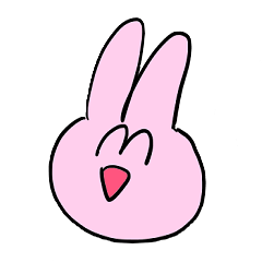[LINEスタンプ] パワフルハッピーうさぎさん