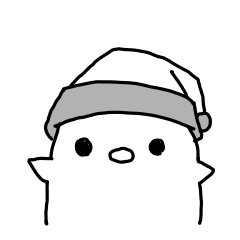[LINEスタンプ] 帽子をかぶったひよこさん