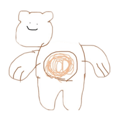 [LINEスタンプ] なにも考えていない顔のスタンプ