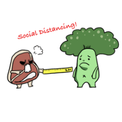 [LINEスタンプ] ブロッコリーマンと肉ボスの日常