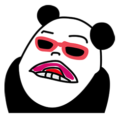 [LINEスタンプ] 推定パンダ