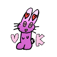 [LINEスタンプ] ラブリーうさぎちゃん