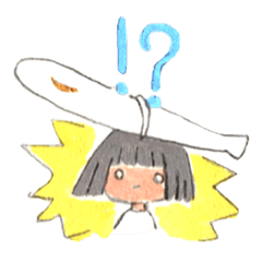 さかなちゃんのスタンプ