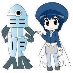 [LINEスタンプ] 魚っ娘（さかなっこ）〜トビウオ編〜の画像（メイン）
