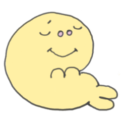[LINEスタンプ] きいろいジュゴン