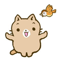 [LINEスタンプ] 心あたたまるねこ
